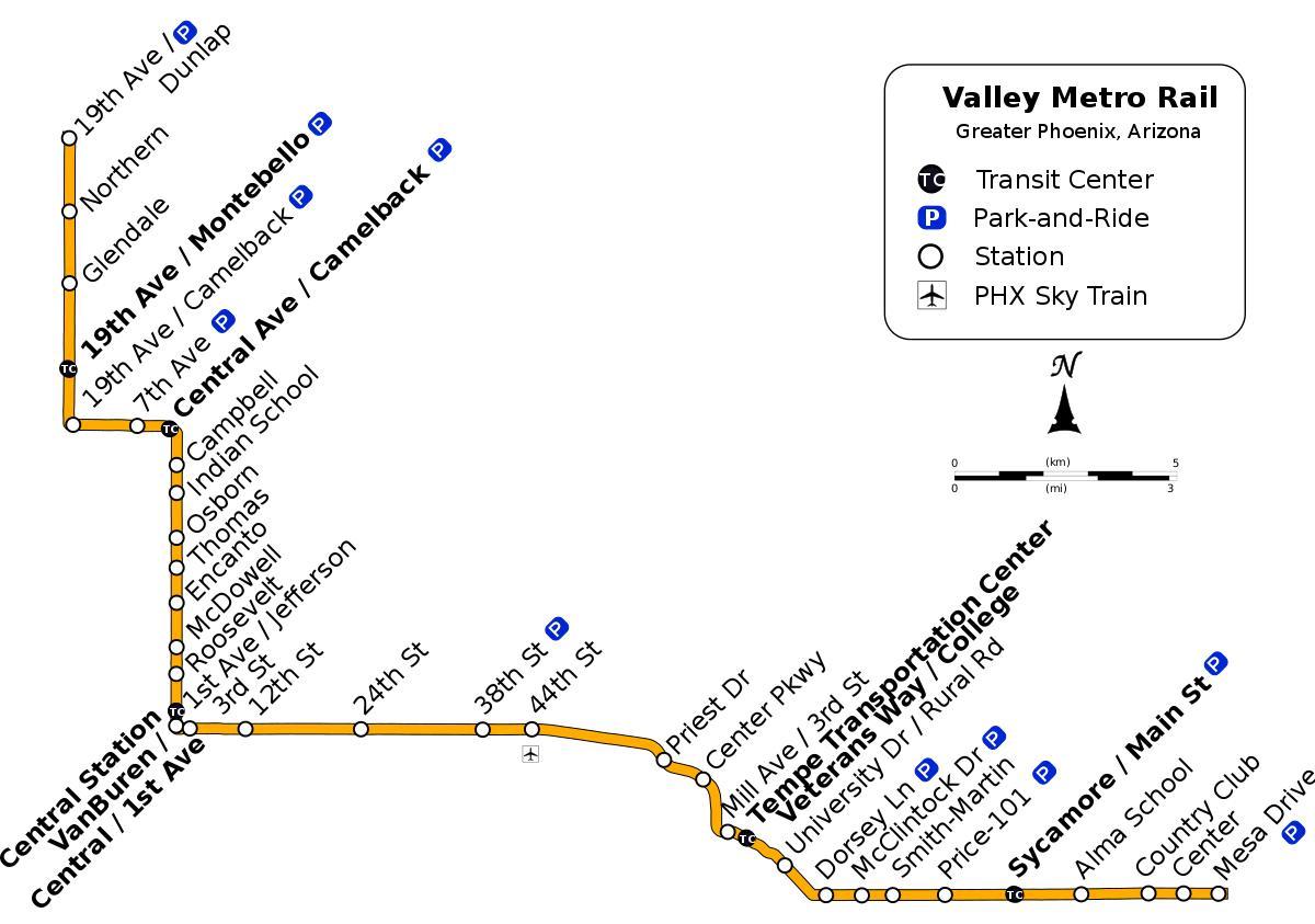 谷メトロバス路線図
