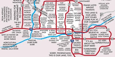 地図のフェニックス近郊