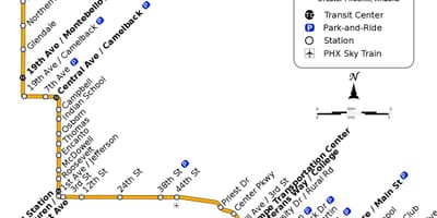 谷メトロ路線図